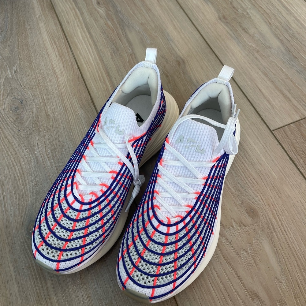 APL Zipline Purple and Orange Sneakers